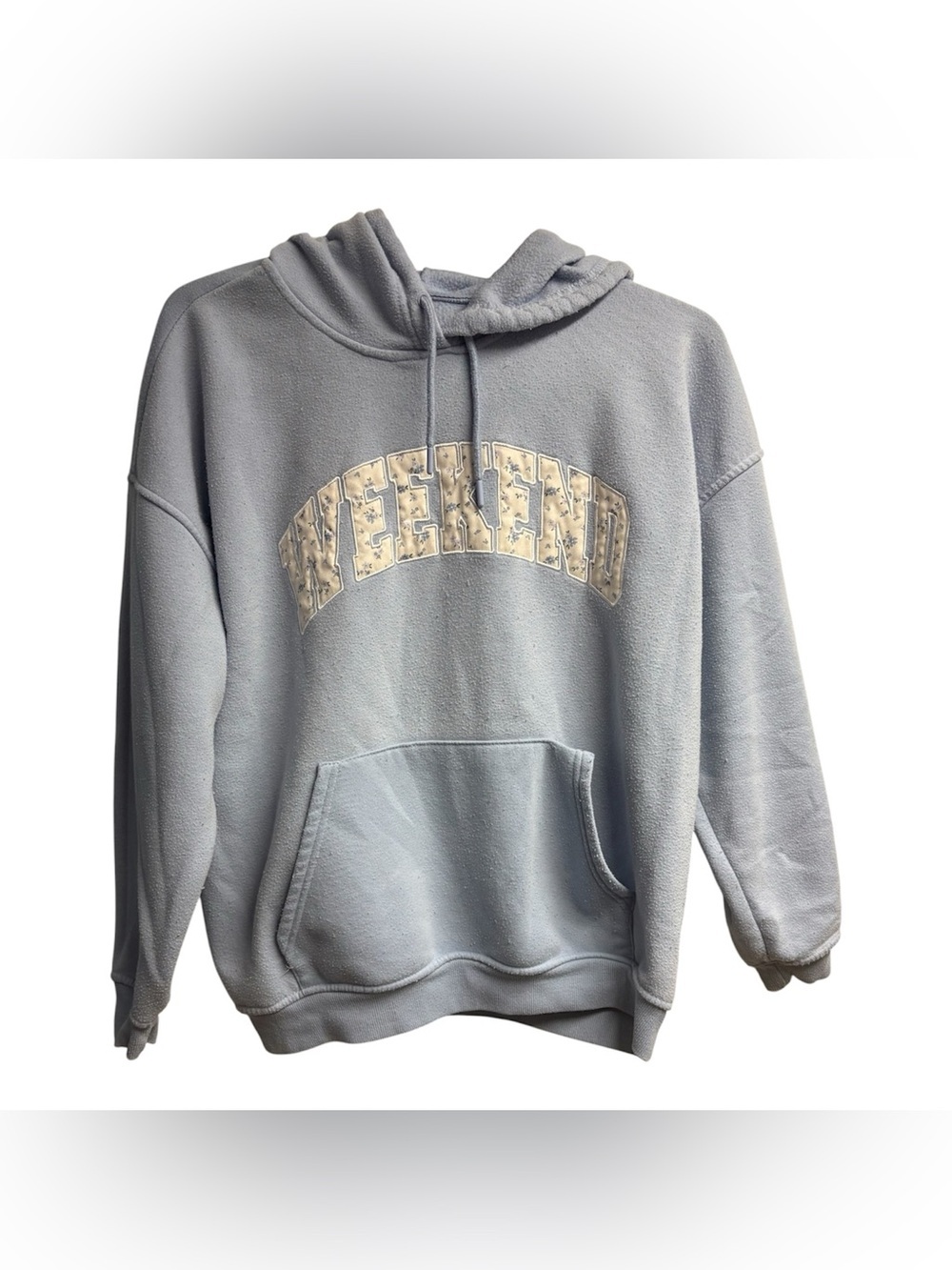 Better Together “Weekend” Coquette Shabby Choc Patchwork Hoodie Size Large